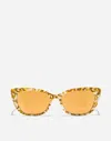 Dolce & Gabbana Maiolica Gialla Sunglasses In イエロー マヨリカプリント