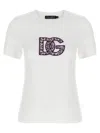 Dolce & Gabbana Majolica Print Dg Logo T-shirt