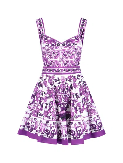 Dolce & Gabbana 'maiolica' Mini Dress