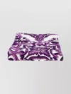 Dolce & Gabbana 'maiolica' Print Beach Towel In Purple
