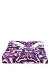 Dolce & Gabbana 'maiolica' Print Beach Towel In Purple
