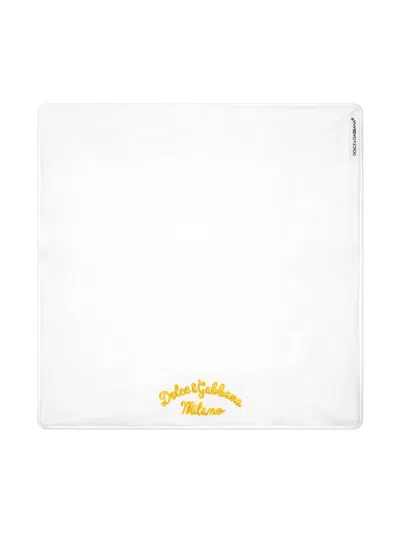 Dolce & Gabbana Maiolica Print Changing Mat In White