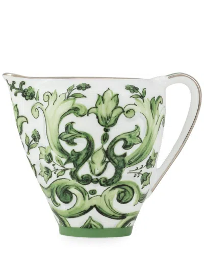 Dolce & Gabbana Maiolica-print Creamer In White