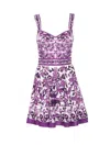 Dolce & Gabbana Dolce&gabbana Women Maiolica Print Dress
