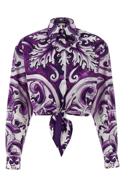 DOLCE & GABBANA 'MAIOLICA' PRINT SHIRT