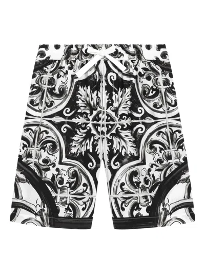 Dolce & Gabbana Kids' Maiolica-print Shorts