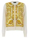 DOLCE & GABBANA DOLCE & GABBANA MAIOLICA PRINT SILK CARDIGAN