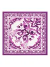 Dolce & Gabbana Majolica-print 50x50 Silk Twill Foulard