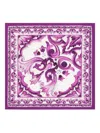 Dolce & Gabbana Majolica-print 50x50 Silk Twill Foulard