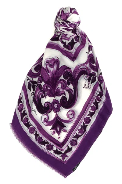 DOLCE & GABBANA 'MAIOLICA' PRINT STOLE