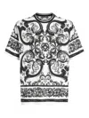 Dolce & Gabbana Maiolica T-shirt In Black