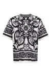 Dolce & Gabbana Maiolica T-shirt In Black