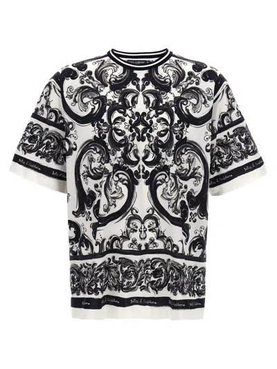 DOLCE & GABBANA DOLCE & GABBANA 'MAIOLICA' PRINT T-SHIRT