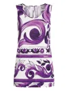 Dolce & Gabbana Women Maiolica Print Tank Top In Purple