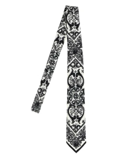 Dolce & Gabbana 'maiolica' Print Tie In White
