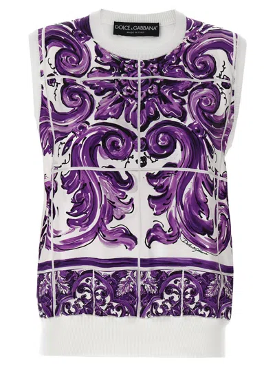 Dolce & Gabbana 'maiolica' Printed Vest