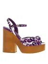 Dolce & Gabbana Maiolica Sandals In Multi