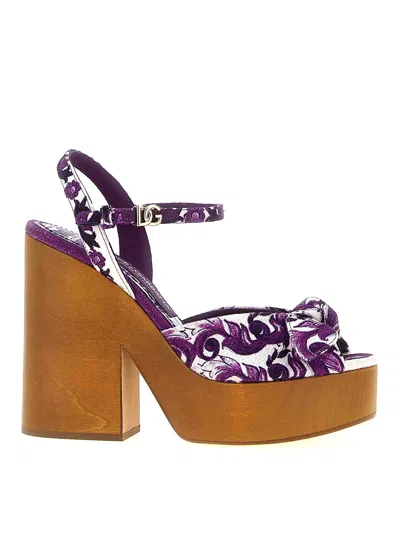 DOLCE & GABBANA MAIOLICA SANDALS