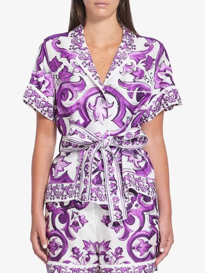 DOLCE & GABBANA MAIOLICA SHIRT