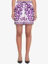Dolce & Gabbana Majolica Floral Print Elasticized Waist Shorts