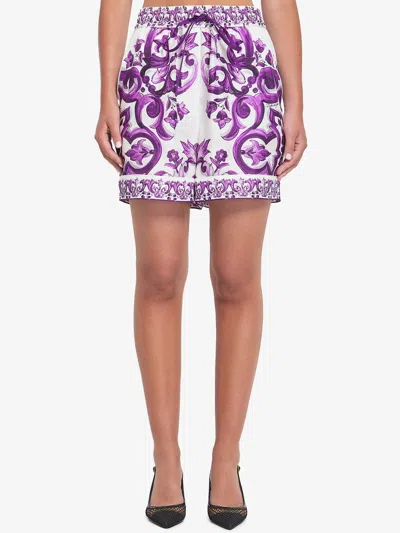 DOLCE & GABBANA MAIOLICA SHORTS