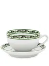 DOLCE & GABBANA MAIOLICA-TRIM TEACUPS (SET OF TWO)