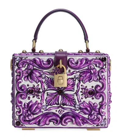 Dolce & Gabbana Majolica Box Top-handle Bag
