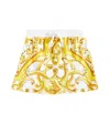 Dolce & Gabbana Majolica-print Cotton Skirt In Yellow
