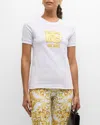 Dolce & Gabbana Majolica Embroidered Logo T-shirt In White