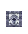 Dolce & Gabbana Majolica Foulard Twill Scarf In Multicolor