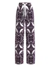 Dolce & Gabbana Majolica-jacquard Trousers In Black