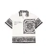 Dolce & Gabbana Majolica Logo Cotton Piqué Shirt In White