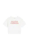 Dolce & Gabbana Majolica-print Jersey T-shirt In White