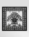 Dolce & Gabbana Majolica-print 70x70 Silk Scarf