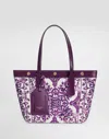 Dolce & Gabbana Majolica-print Atene Shopping Bag In Canvas