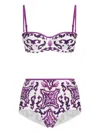 Dolce & Gabbana Majolica Print Bikini