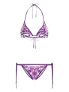 Dolce & Gabbana Maiolica Printed Triangle Bikini