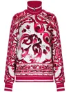 DOLCE & GABBANA MAJOLICA-PRINT BOMBER JACKET