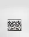 Dolce & Gabbana Graphic-print Wallet In Neutral