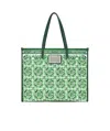 Dolce & Gabbana Majolica-print Canvas Tote Bag In Green