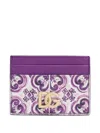 Dolce & Gabbana Kartenetui Mit Majolica-print
