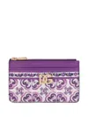 Dolce & Gabbana Kartenetui Mit Majolica-print