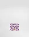 Dolce & Gabbana Majolica-print Continental Calfskin Wallet