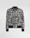 Dolce & Gabbana Majolica-print Cordonetto Lace Jacket In Black