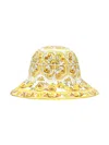 Dolce & Gabbana Majolica-print Cotton Cotton Bucket Hat In Yellow