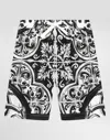 Dolce & Gabbana Majolica-print Cotton Poplin Bermuda Shorts