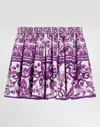 Dolce & Gabbana Graphic-print Cotton Skirt