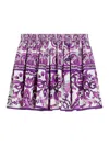 Dolce & Gabbana Graphic-print Cotton Skirt In Multi