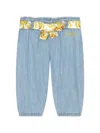 Dolce & Gabbana Majolica-print Denim Trousers In Blue