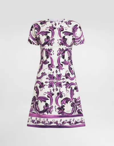 DOLCE & GABBANA MAJOLICA-PRINT DRESS